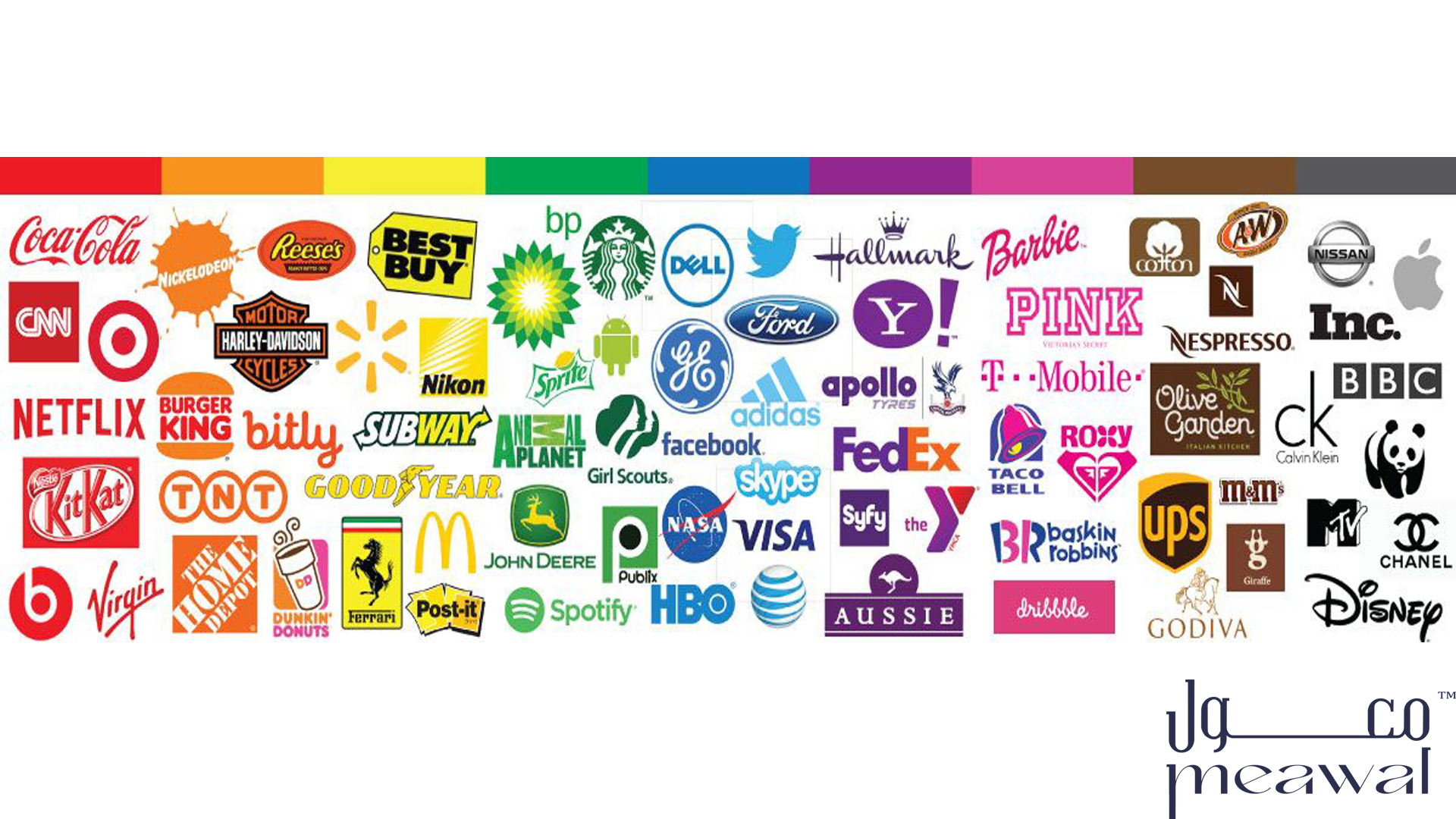 تأثير استخدام الألوان في تصميم الهوية التجارية