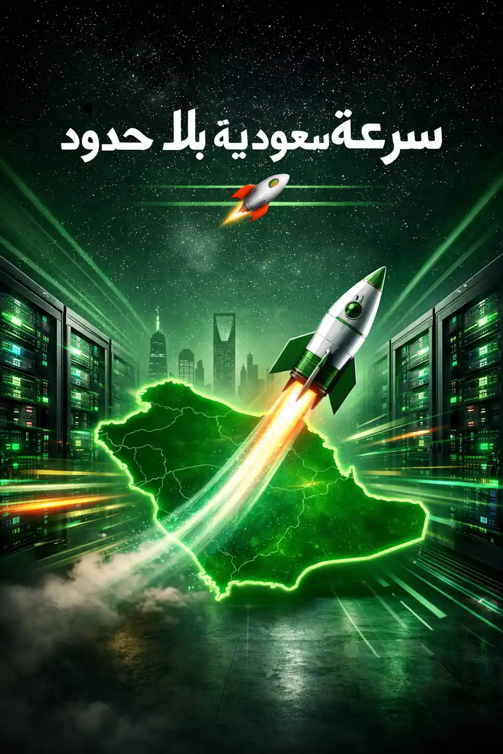 استضافة مواقع سعودية بسرعة الصاروخ
