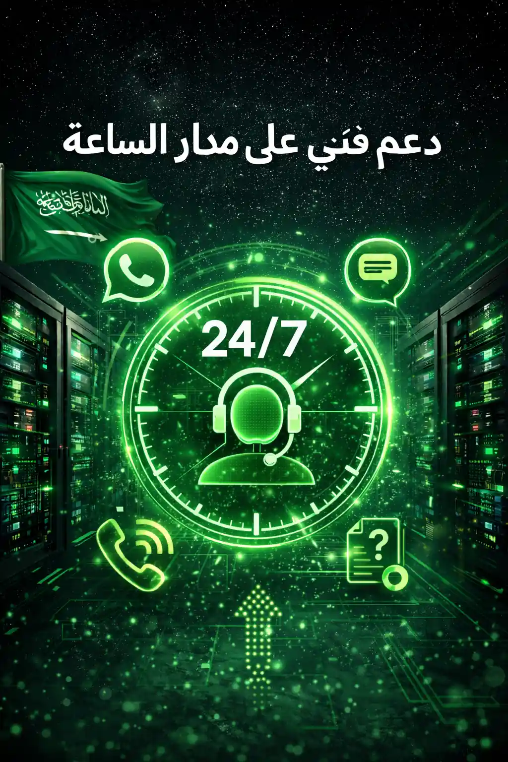 دعم فني على مدار الساعة